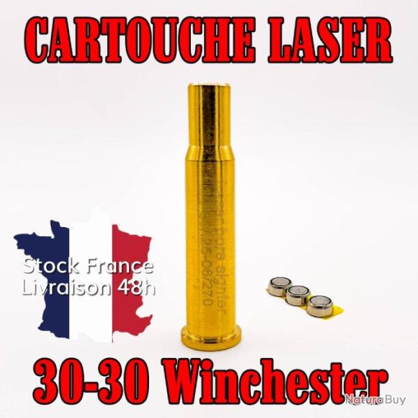 Cartouche laser de r�glage calibre 30-30 Winchester avec piles - Envoi rapide depuis la France