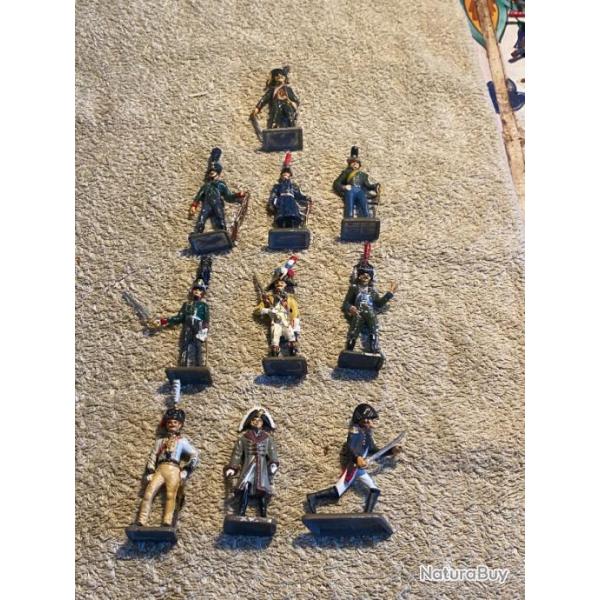soldats de plomb du premier empire  10 pi�ces