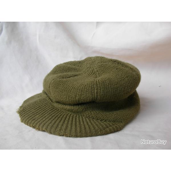 WW2 US CASQUETTE EN LAINE MILITAIRE AM�RICAINE " BEANIE " TAILLE M  R�F�RENC� G.I. BE