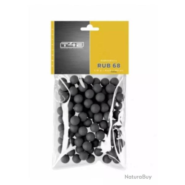 Billes de D�fense Gomme Dure RUB68 3.01g - Cal 68- Sac 100