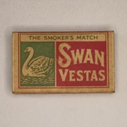 Boite d'allumettes SWAN VESTAS british made 39/45
