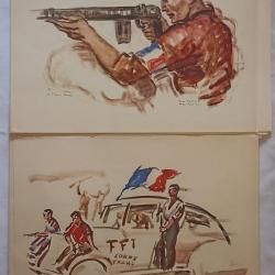 Lib&eacute;ration de PARIS FFI aout 1944 Ren&eacute; Gaillard