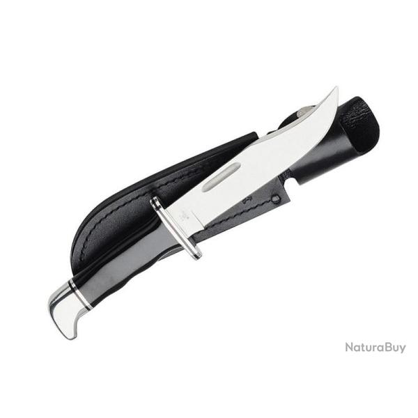 POIGNARD BUCK KNIVES "SPECIAL" LAME 15CM ACIER MANCHE RESINE NOIR + ETUI