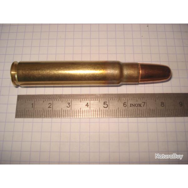 une cartouche de 416 ruger ogive blind�e de 400 grains pour collection