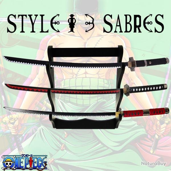 Style � 3 Sabres de Roronoa Zoro Sandai Yubashiri Shusui + Support
