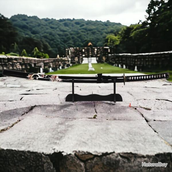 Katana Japonais en M�tal Black Dragon Samurai