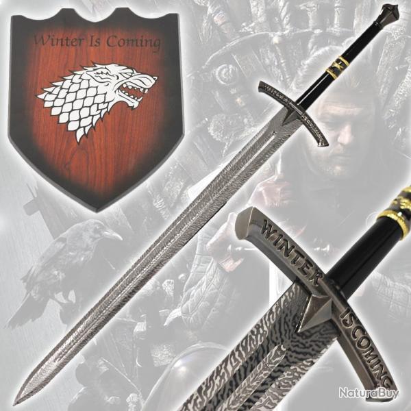 Ep�e en M�tal Glace Effet Damas d'Eddard Stark de Game of Thrones