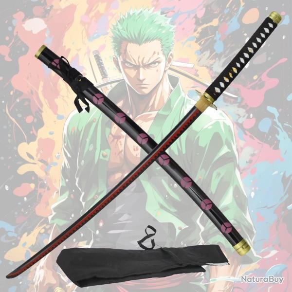 Katana Artisanal Fait Main en M�tal Shusui de Roronoa Zoro dans One Piece