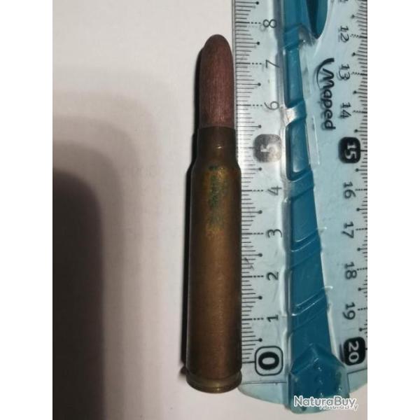 CARTOUCHE 7/65 X 53 pour fusil Turc OGIVE EN BOIS refA026