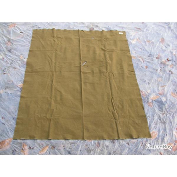 WW2 US COUVERTURE MILITAIRE AMRICAINE COULEUR OD 187 CM SUR 153 CM AVEC SON TIQUETTE DATE 1935