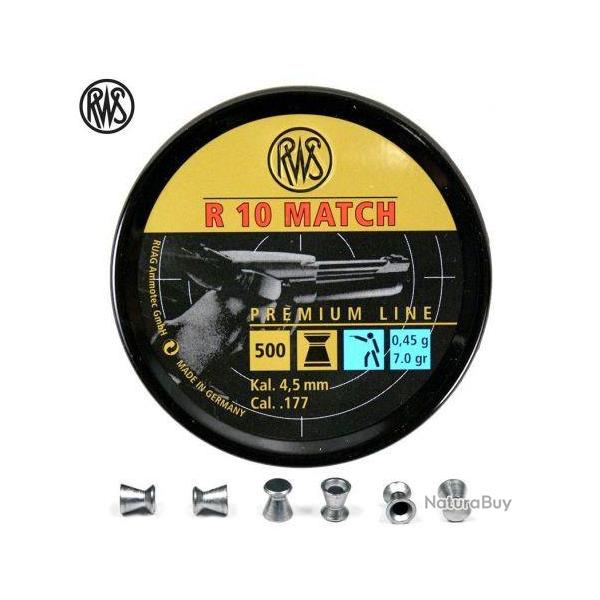 PLOMBS RWS R10 MATCH 4.49 PISTOLET