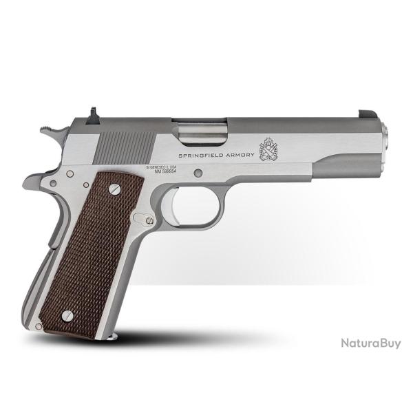 Pistolet Springfield 1911 mil-spec cal.45ACP inox - Pistolets de ...