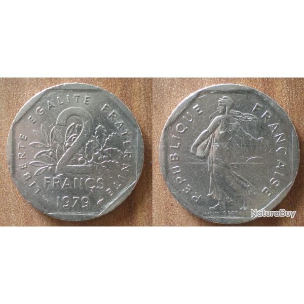 France 2 Francs 1979 Piece Semeuse Franc