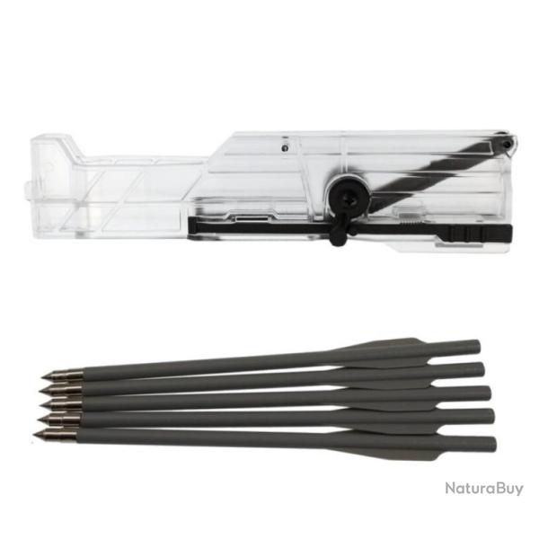 Chargeur avec 5 fl�ches pour pistolet arbal�te Hori-Zone Redback XR (2)