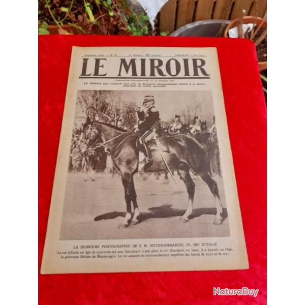 Journal le MIROIR num�ro 80 WW1. Militaria
