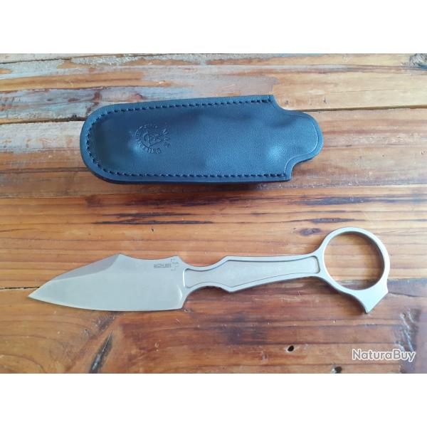 COUTEAU BOKER GITFO AVEC ETUI CUIR