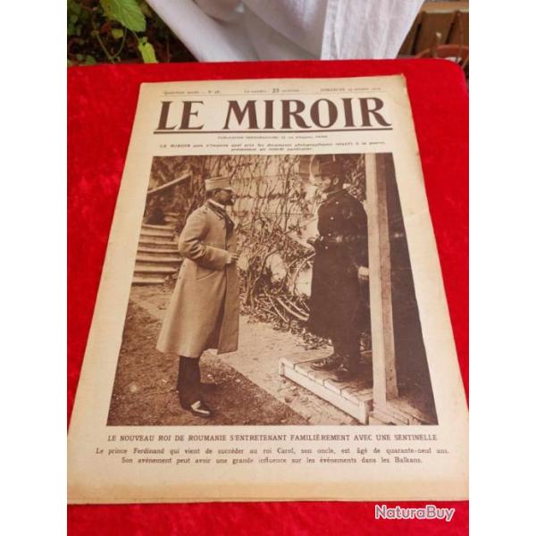 Journal le MIROIR num�ro 48 WW1. Militaria