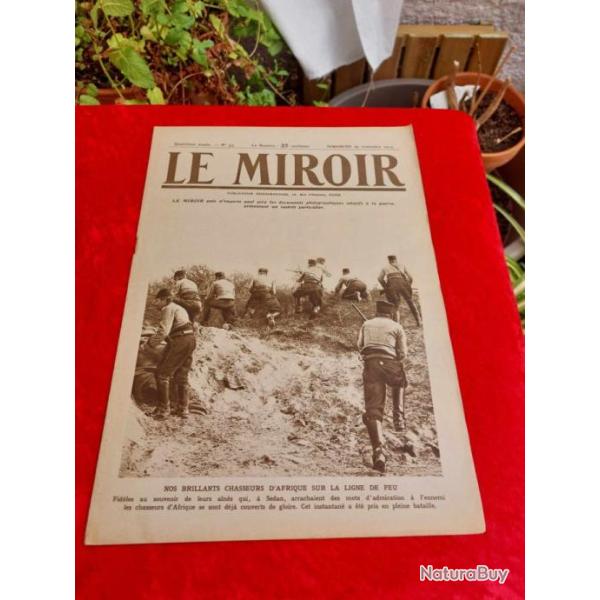 Journal le MIROIR num�ro 53 WW1. Militaria