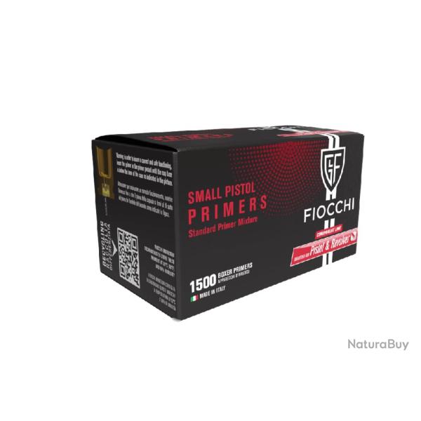 FIOCCHI AMORCES PRIMERS SMALL PISTOL - BOITE DE 150 UNIT�S