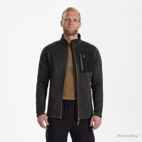 VESTE TRICOT GRIS CHIN� DEERHUNTER "SAREK"