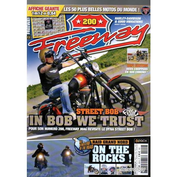 freeway magazine 2007-2008 , revues motos ,10 revues 182 ,191,192,195,197,198,200, 201,202,203,