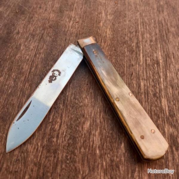 Ancien Couteau R�gional NORMAND LE PIONNIER Manche en Corne