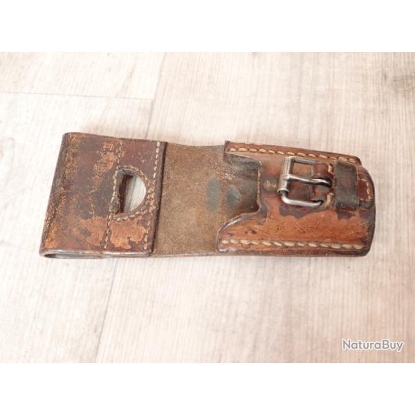 1952 Porte fourreau pour baionnette suisse Schmidt Rubin 1889, 96/11, 1906, K11 ou k31