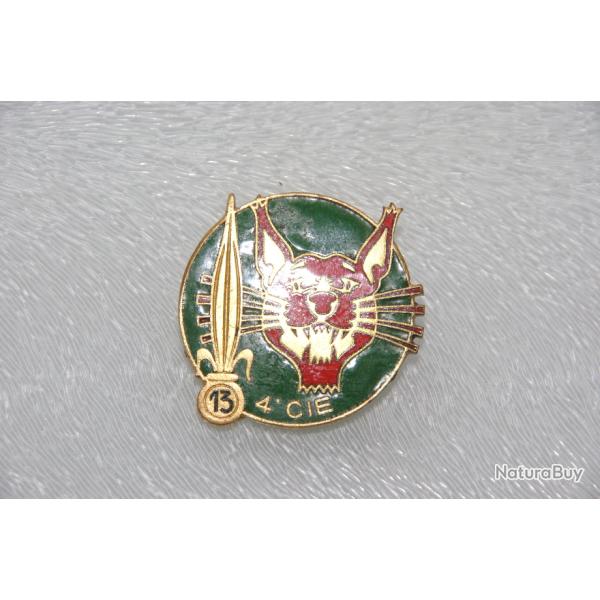 INSIGNE  LEGION :  13  D.B.L.E  /  4  COMPAGNIE  ----- F.I.A  MATRICULE  ---------------