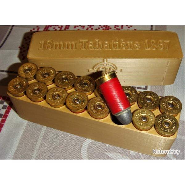 Bo�te � munition 18 mm tabati�re 1867