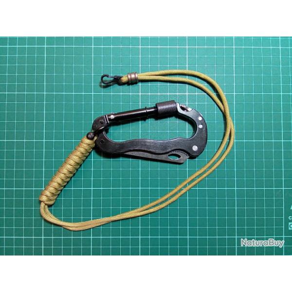 Porte cl�s paracorde survie kaki