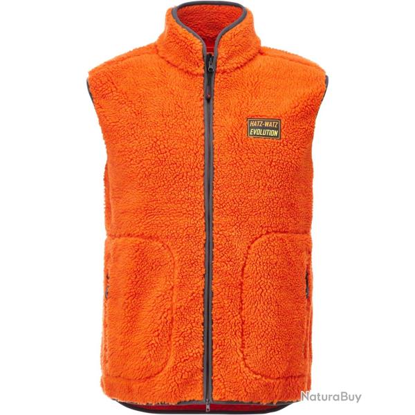 Gilet isolant fourrure Hatz Watz Couleur Orange