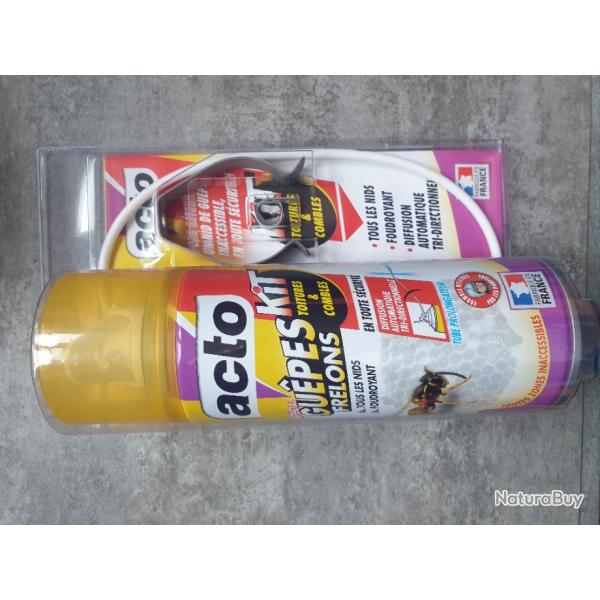 bombe insecticide sp�ciale guepes et frelons    kit toiture et comble