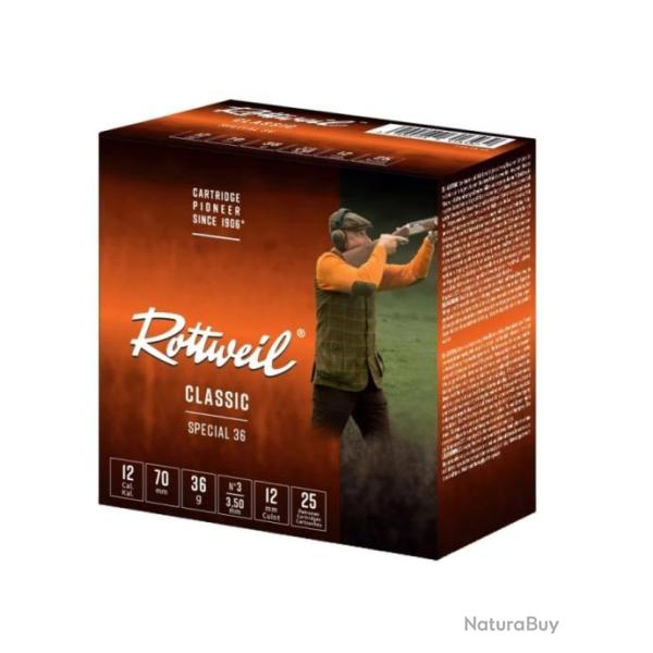 cartouche sp�cial 36 12/70 pb 6 rottweil bte 25