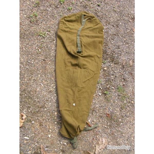 WW2 US SAC DE COUCHAGE MILITAIRE " BAG SLEEPING WOOL " AM�RICAIN DAT� 7 DEC 1944 AVEC �TIQUETTES