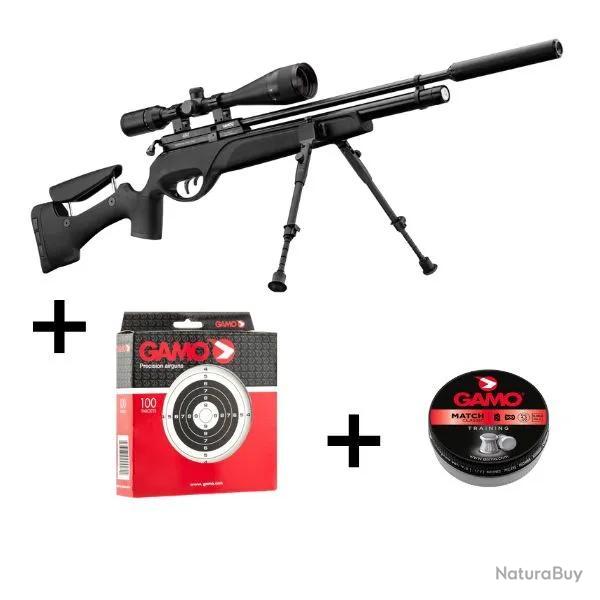 Pack Carabine Gamo HPA PCP Black Calibre 5.5mm
