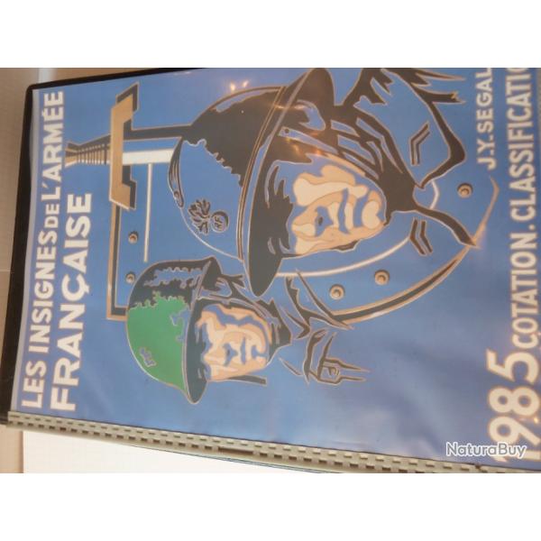 r�pertoire  des insignes  de l'arm�e fran�aise 3077  r�f�rences