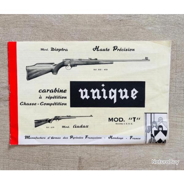 Notice UNIQUE modle AUDAX & DIOPTRA