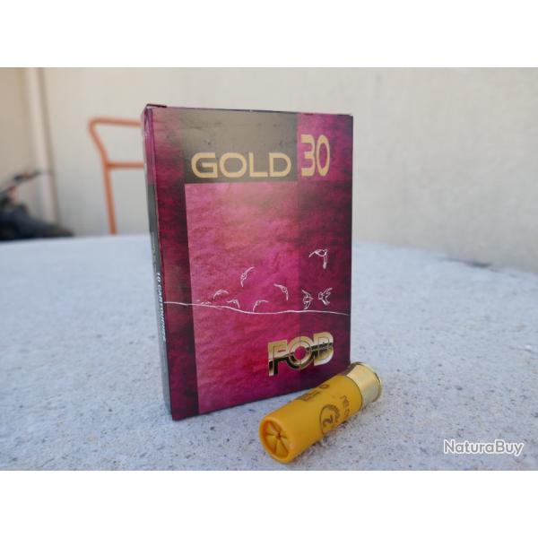 10 Cartouches Fob Gold 30 - Cal. 20/70 plomb no 2