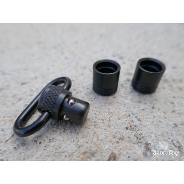 anneau a d�tachement rapide de 1 inch et son embase a installer