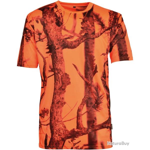 Tee-shirt Enfant Percussion - GhostCamo Black & Blaze - 8A
