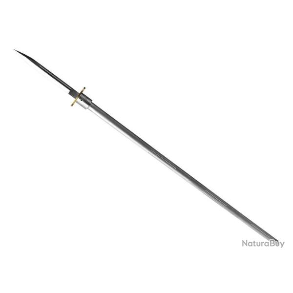 EPIEU DE CHASSE HOURVARI LE TRAQUEUR DAGUE 25CM HAMPE 120CM GRIS