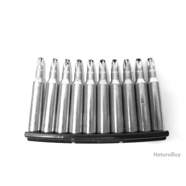 5.56 lame avec 10 cartouches 5.56  blanc categorie B