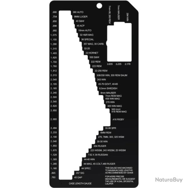 Jauge No-go de mesure de longueur d'�tui universelle