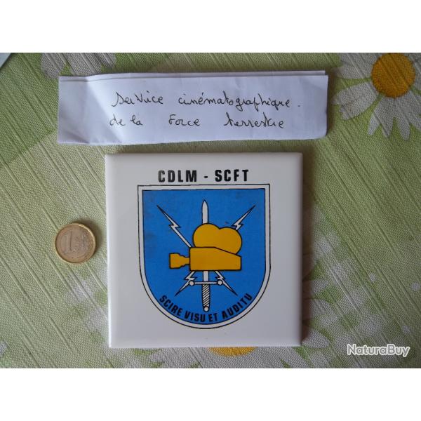 Service Cin�matographie De La Force Terrestre (Carrelage � accroch�) insigne militaire