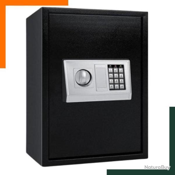 Coffre fort - Verrouillage num�rique - Livraison gratuite - Indicateur LED - Acier massif - Noir