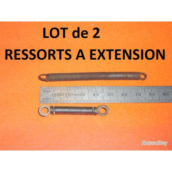 LOT  de 2 ressorts a extension diam�tres 5.56 (petit) et 5.77mm - VENDU PAR JEPERCUTE (D24E61)