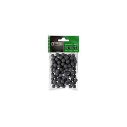 Billes de D&eacute;fense RBI Gomme Dure Noyau Acier - Cal 43 - Sac de 100