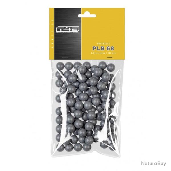 Billes T4E pour Plinking Nylon lourdes 4.67g - Cal 68 - Sac de 100