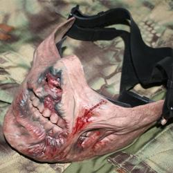 Masque D&eacute;guisement Zombie M05 -Type A Vert