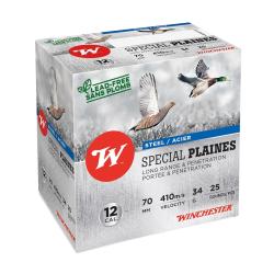 Cartouches WINCHESTER CHASSE ACIER STEEL SPECIAL PLAINES 20 70 24 GRAMMES